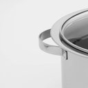 Ver imagem 5 de Rechaud Aço Inox Banho Maria com Bowl Embutido Grande 8,2 Litros Buffet Restaurante Sopa Feijão