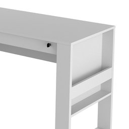 Mesa 2 Gavetas para Escritório Home Office ME4144 MDP Branco - Gran Belo - 9
