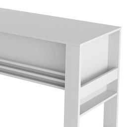 Mesa 2 Gavetas para Escritório Home Office ME4144 MDP Branco - Gran Belo - 8