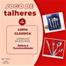Jogo Talheres Aço Inox 24 Pçs para Casa Cozinha Kit Conjunto Faqueiro Qualidade Classic Resistente C - 3