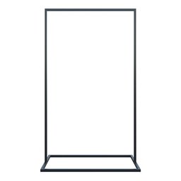 Arara Preta Guardar Roupa 150cm Expositora Estilo Industrial Technox - 4
