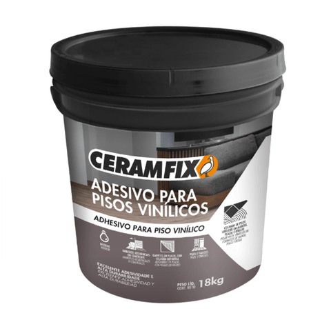 Adesivo Piso Vinílico Ceramfix 18kg