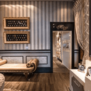 Ver imagem 3 de Rodape 7cm Preto Poliestireno Santa Luzia 3451