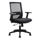 Ver imagem 3 de Kit 6 Cadeiras Diretor NR17 Office Chicago Preto Rivatti
