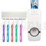Dispenser Pasta de Dente Creme Dental Automático com Suporte para Escovas - 1