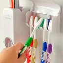 Ver imagem 4 de Dispenser Pasta de Dente Creme Dental Automático com Suporte para Escovas