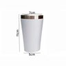 Mini Copo Térmico Tulipa de Cerveja Aço Inox 140ml Preto - 2