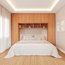 Ver imagem 1 de Guarda-Roupa Modulado 6 Portas 6 Peças Hera CabeCasa MadeiraOriginals Marrom/Louro/Cinza