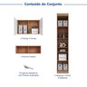 Guarda-Roupa Modulado 6 Portas 6 Peças Hera CabeCasa MadeiraOriginals - 4