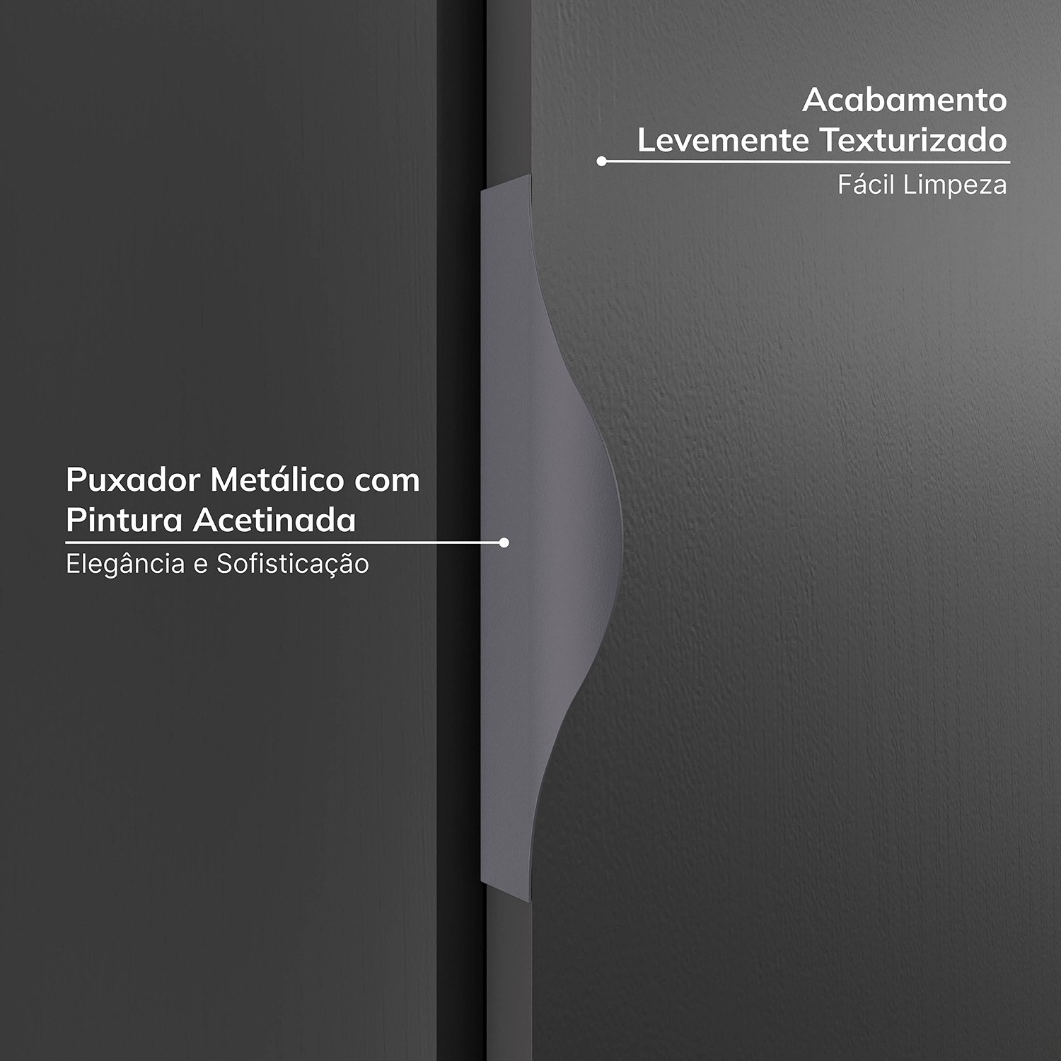 Guarda-roupa Modulado 6 Portas 6 Peças Hera Cabecasa Madeiramadeira - 6