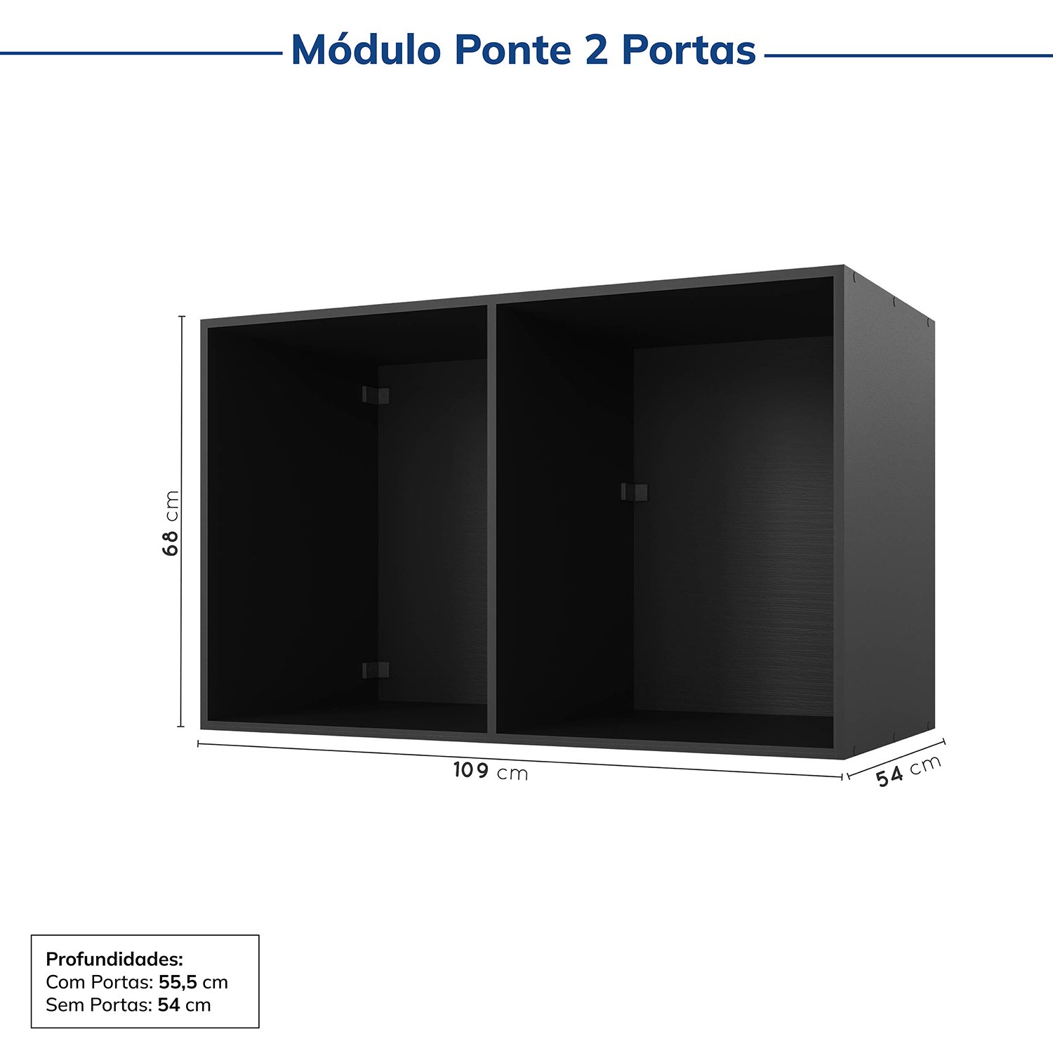 Guarda-roupa Modulado 6 Portas 6 Peças Hera Cabecasa Madeiramadeira - 11