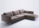 Ver imagem 3 de Sofá 3 Lugares com Chaise - Mon010:marrom