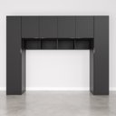 Ver imagem 5 de Guarda-Roupa Planejado 6 Portas 6 Peças Hera CabeCasa MadeiraOriginals Preto/Cinza