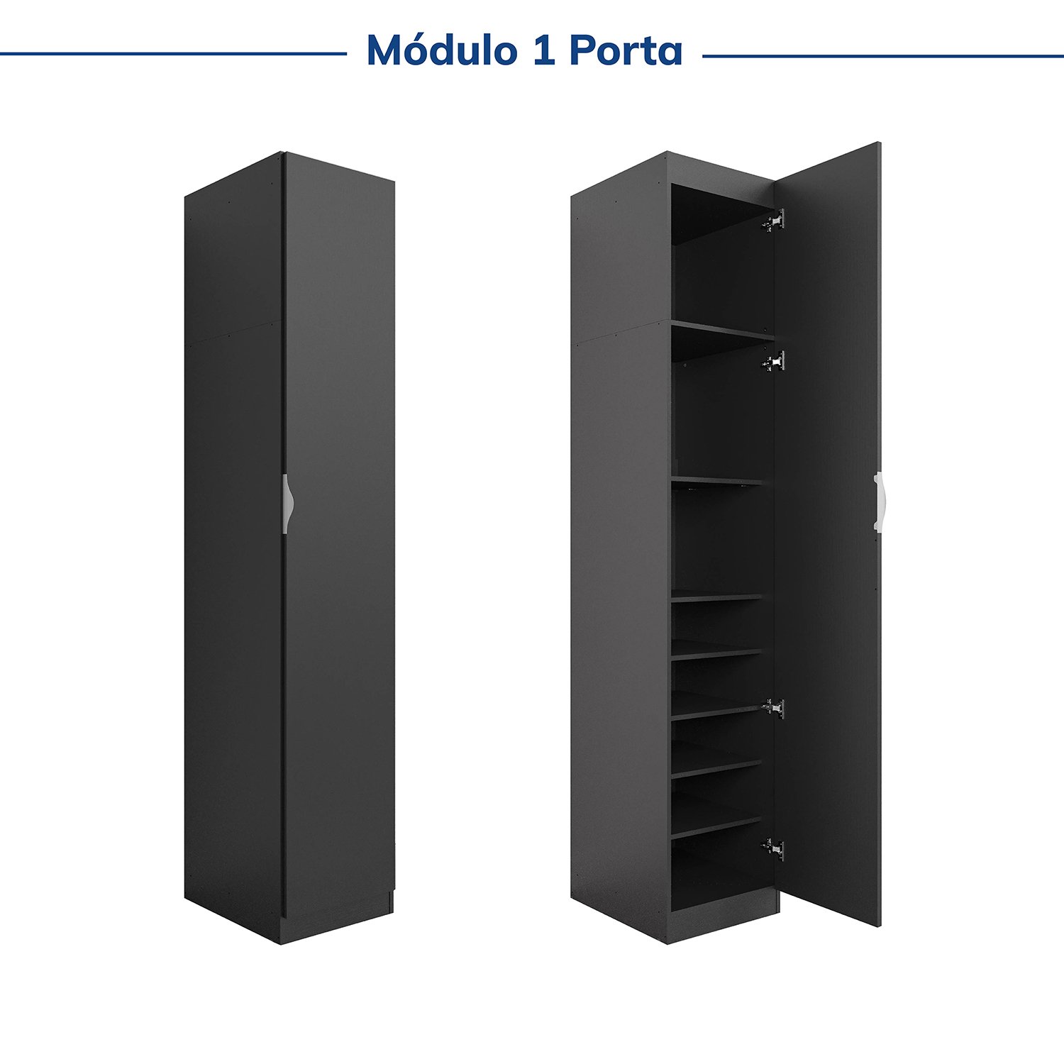 Guarda-roupa Modulado 6 Portas 6 Peças Hera Cabecasa Madeiramadeira - 9