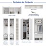 Guarda-Roupa Modulado de Canto 11 Portas 7 Peças Hera CabeCasa MadeiraOriginals - 4