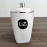 Porta Algodão E Cotonete Para Banheiro Pote Com Tampa Uz Branco 400ml - 3