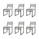 Ver imagem 1 de Kit 6 Cadeiras de Jantar Industrial Isa Assento Corino Branco