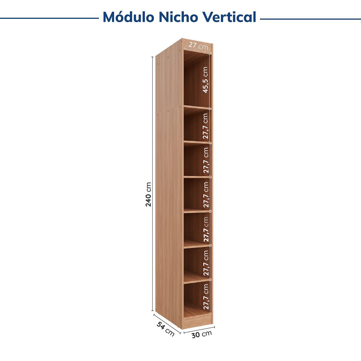 Guarda-roupa Modulado de Canto 11 Portas 7 Peças Hera Cabecasa Madeiramadeira - 18