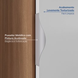 Guarda-roupa Modulado de Canto 11 Portas 7 Peças Hera Cabecasa Madeiramadeira - 6