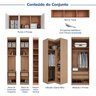 Guarda-Roupa Modulado de Canto 11 Portas 7 Peças Hera CabeCasa MadeiraOriginals - 4