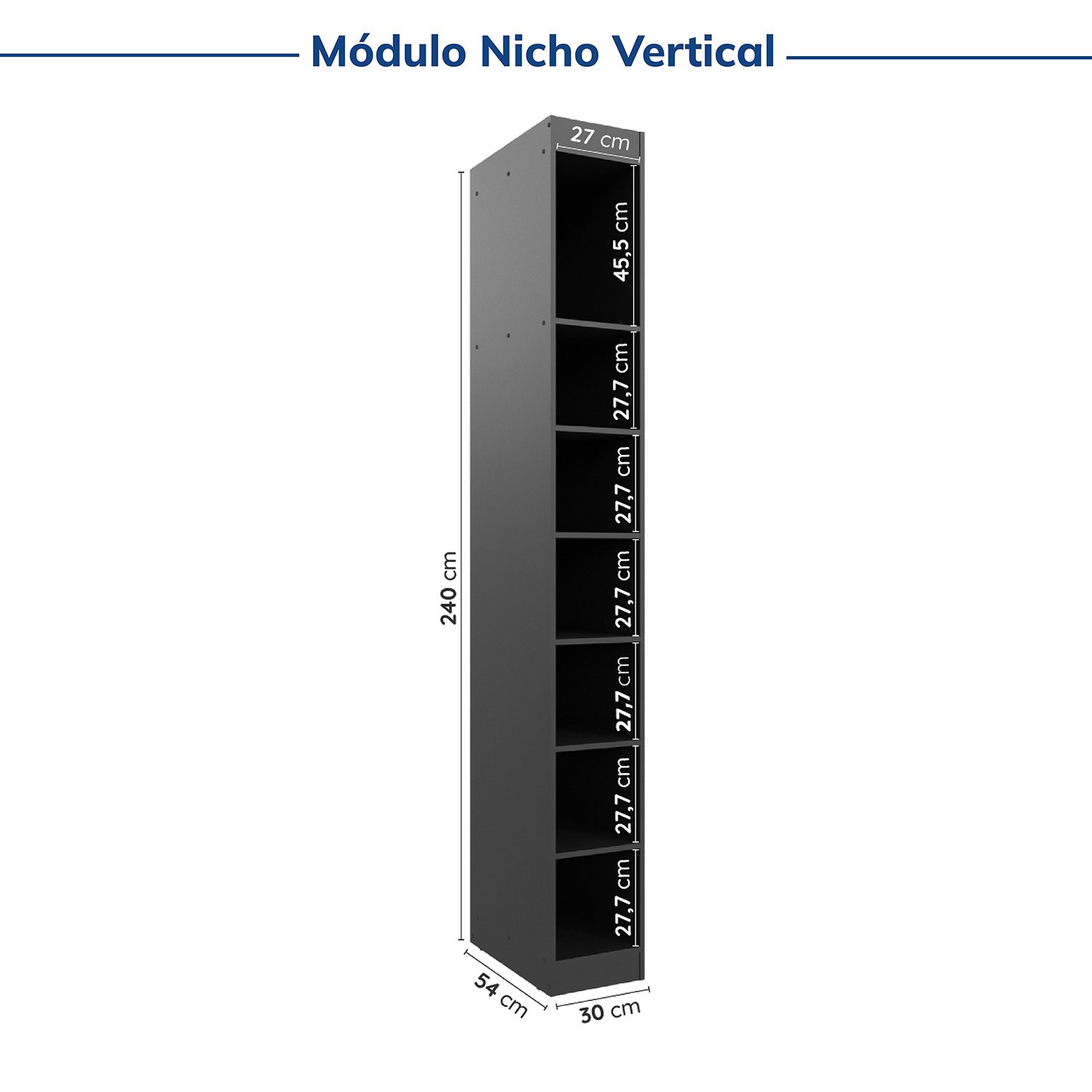 Guarda-roupa Modulado de Canto 11 Portas 7 Peças Hera Cabecasa Madeiramadeira - 18