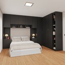 Ver imagem 1 de Guarda-Roupa Planejado de Canto 11 Portas 7 Peças Hera CabeCasa MadeiraOriginals