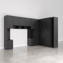 Ver imagem 5 de Guarda-Roupa Modulado de Canto 11 Portas 7 Peças Hera CabeCasa MadeiraOriginals