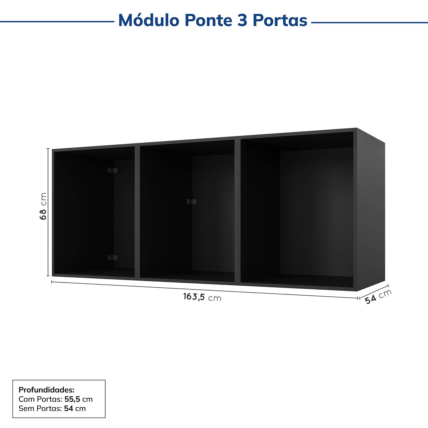 Guarda-roupa Modulado de Canto 11 Portas 7 Peças Hera Cabecasa Madeiramadeira - 16