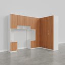 Ver imagem 5 de Guarda-Roupa Modulado de Canto 10 Portas 6 Peças Hera CabeCasa MadeiraOriginals Branco/Algodão/Louro/Cinza