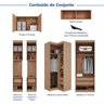 Guarda-Roupa Modulado de Canto 10 Portas 6 Peças Hera CabeCasa MadeiraOriginals - 4