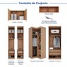 Guarda-Roupa Modulado de Canto 10 Portas 6 Peças Hera CabeCasa MadeiraOriginals - 4