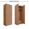 Guarda-Roupa Modulado de Canto 10 Portas 6 Peças Hera CabeCasa MadeiraOriginals - 11