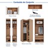 Guarda-Roupa Modulado de Canto 10 Portas 6 Peças Hera CabeCasa MadeiraOriginals - 4