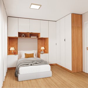 Guarda-roupa Modulado de Canto 10 Portas 6 Peças Hera Cabecasa Madeiramadeira