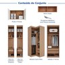 Guarda-Roupa Modulado de Canto 10 Portas 6 Peças Hera CabeCasa MadeiraOriginals - 4