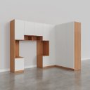 Ver imagem 5 de Guarda-Roupa Modulado de Canto 10 Portas 6 Peças Hera CabeCasa MadeiraOriginals