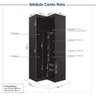 Guarda-Roupa Modulado de Canto 10 Portas 6 Peças Hera CabeCasa MadeiraOriginals - 13