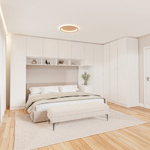 Guarda-roupa Modulado de Canto 11 Portas 8 Peças Hera Cabecasa Madeiramadeira