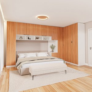 Guarda-roupa Modulado de Canto 11 Portas 8 Peças Hera Cabecasa Madeiramadeira