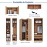 Guarda-Roupa Modulado de Canto 11 Portas 8 Peças Hera CabeCasa MadeiraOriginals - 4