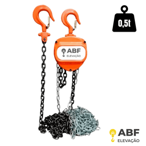 Talha Manual de Corrente 500kg X 3 Metros- Abf Elevação
