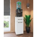 Ver imagem 2 de Balcão de Cozinha Gabinete Compacto 1 Porta 1 Gaveta Branco 78cm - Branco