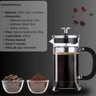 Cafeteira Prensa Francesa Inox 350ml - 5