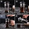 Cafeteira Prensa Francesa Inox 350ml - 3