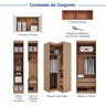 Guarda-Roupa Modulado de Canto 11 Portas 8 Peças Hera CabeCasa MadeiraOriginals - 4