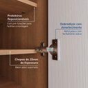 Ver imagem 7 de Guarda-Roupa Modulado de Canto 11 Portas 8 Peças Hera CabeCasa MadeiraOriginals