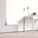 Ver imagem 1 de Papel de Parede Revestimento Liso Branco para Móveis Eletrodomésticos 3m
