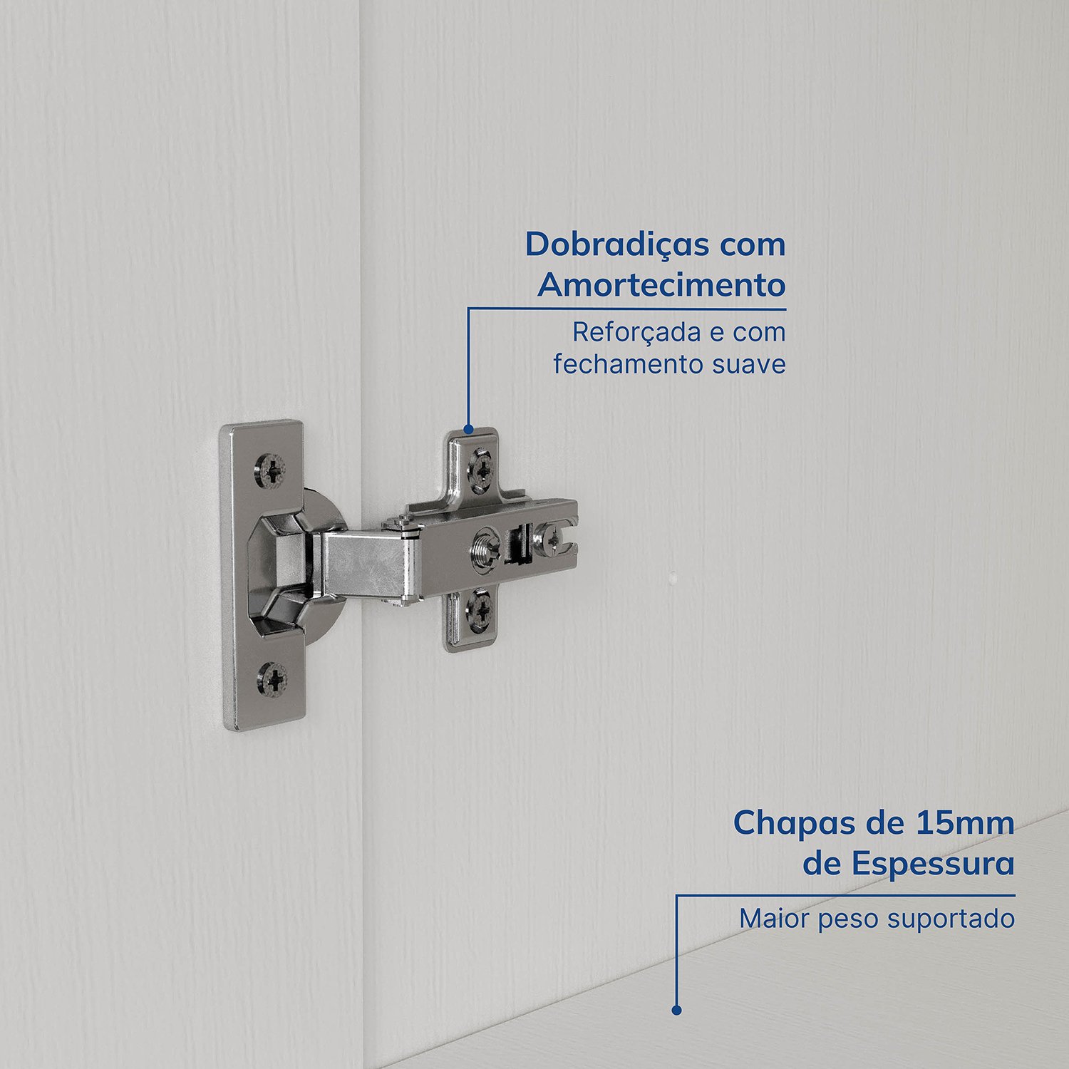 Guarda-roupa Modulado 7 Portas 4 Peças Hera Cabecasa Madeiramadeira - 7