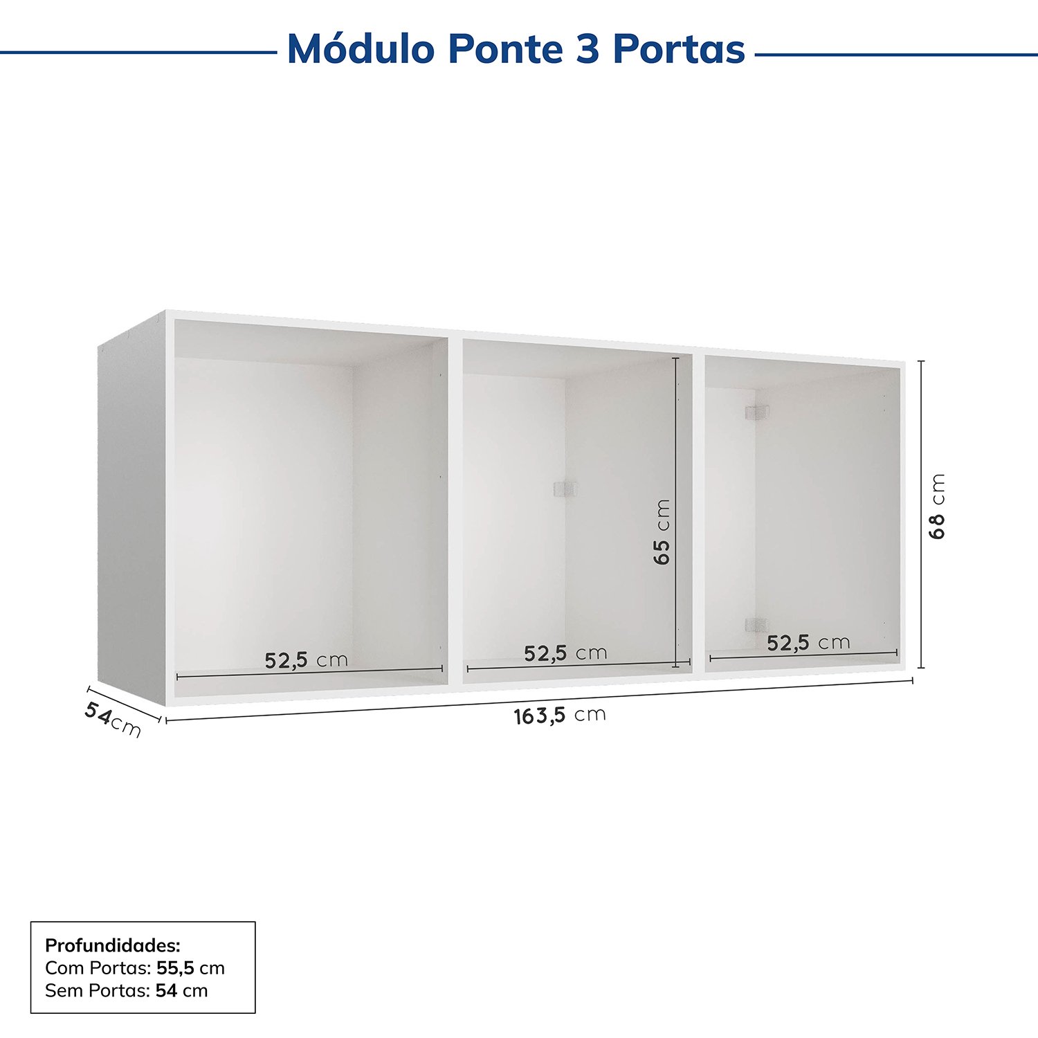 Guarda-roupa Modulado 7 Portas 4 Peças Hera Cabecasa Madeiramadeira - 11