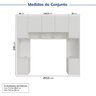 Guarda-Roupa Modulado 7 Portas 4 Peças Hera CabeCasa MadeiraOriginals - 3